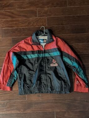 Vintage Pro Player Phoenix Coyote Kachina Logo Hockey Zipup Jacket Size L